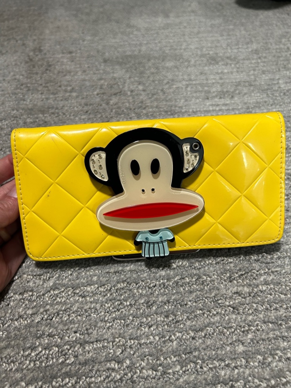 Lisa Frank Yellow Quilted Wallet